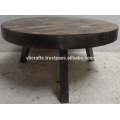 Industrial Urban Loft Round Coffee Table